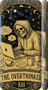 3D пластиковый матовый чехол The Overthinker для Xiaomi Poco X3 - 6774m-2073 изображение 