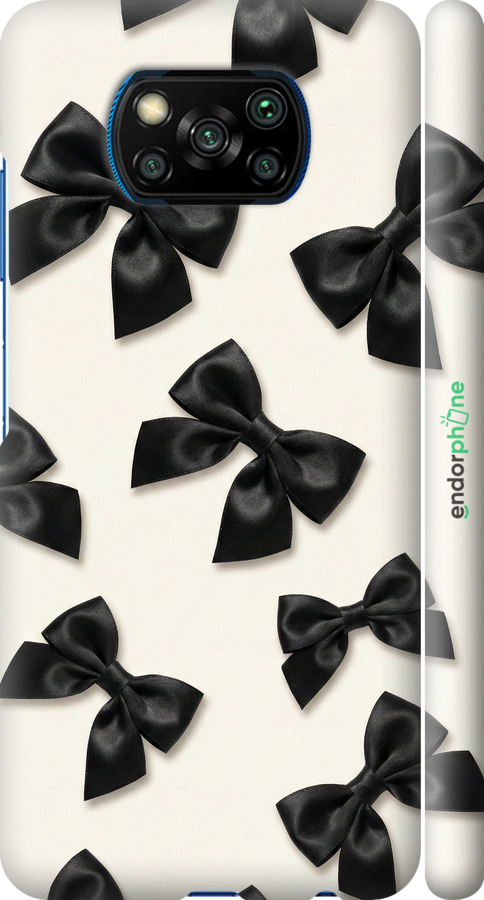 3D пластиковий матовий чехол Dark Coquette для Xiaomi Poco X3 - 6765m-2073 изображение 