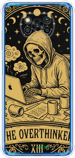 Силіконовий протиударний с посиленими кутами чохол 'The Overthinker' для Xiaomi Poco X3 Pro зображення 1