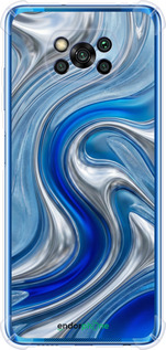 Силикон с усиленными углами чехол Liquid Chrome для Xiaomi Poco X3 - 6781sp-2073 изображение 