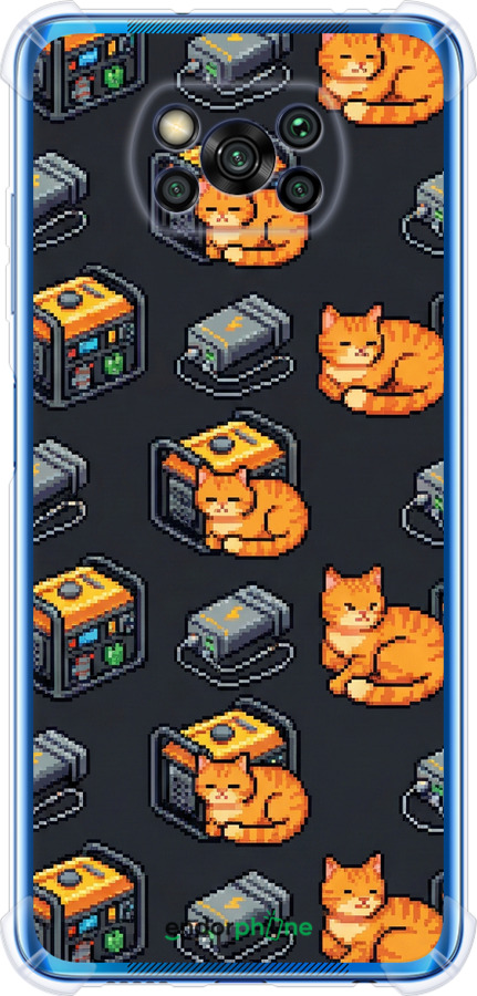 Силіконовий протиударний с посиленими кутами чехол Autonomous Zone для Xiaomi Poco X3 Pro - 6771sp-2938 изображение 