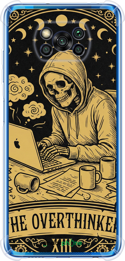 Силіконовий протиударний с посиленими кутами чехол The Overthinker для Xiaomi Poco X3 Pro - 6774sp-2938 изображение 