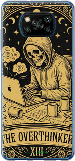 2D пластиковый чехол 'The Overthinker' для Xiaomi Poco X3 Pro изображение 2
