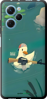 TPU чехол Уточка с автоматом для Xiaomi Poco X5 Pro 5G - 6356b-3027 изображение 