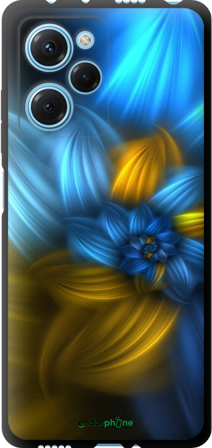 

TPU чорний чохол "Візерунок 46" для Xiaomi Poco X5 Pro 5G, Синій