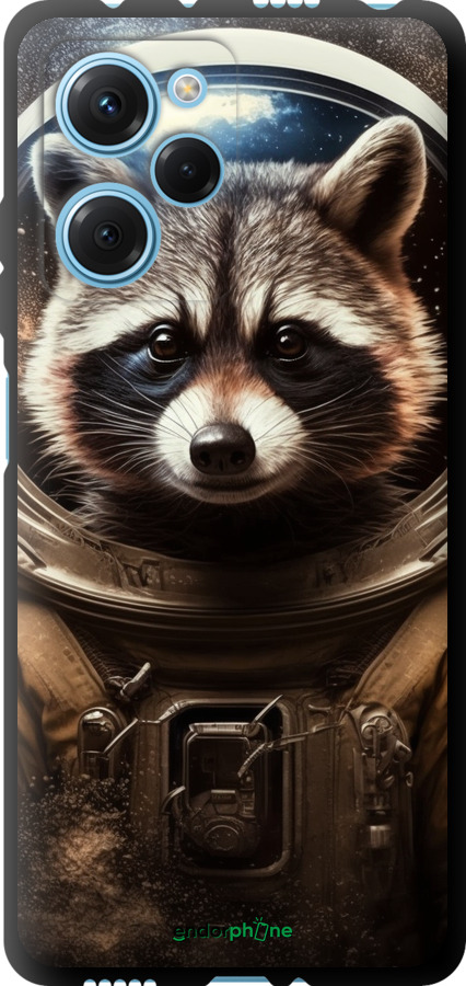 TPU чехол Raccoon austronaut для Xiaomi Poco X5 Pro 5G - 5581b-3027 изображение 