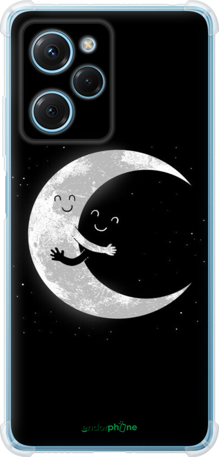 Силикон с усиленными углами чехол Лунные объятия для Xiaomi Redmi Note 12 Pro Speed - 6508sp-3334 изображение 