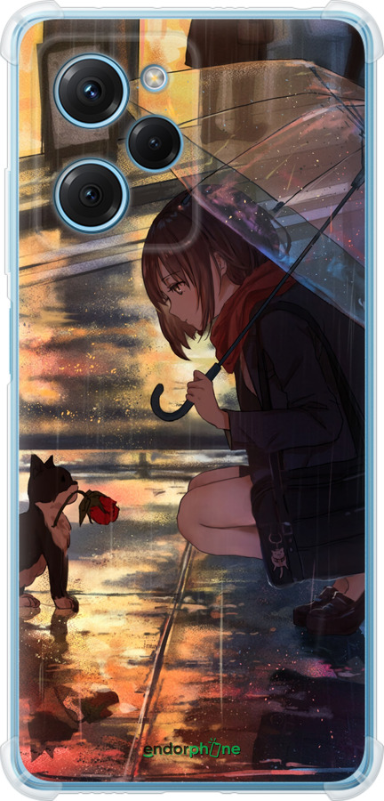 Силикон с усиленными углами чехол Anime для Xiaomi Redmi Note 12 Pro Speed - 6609sp-3334 изображение 