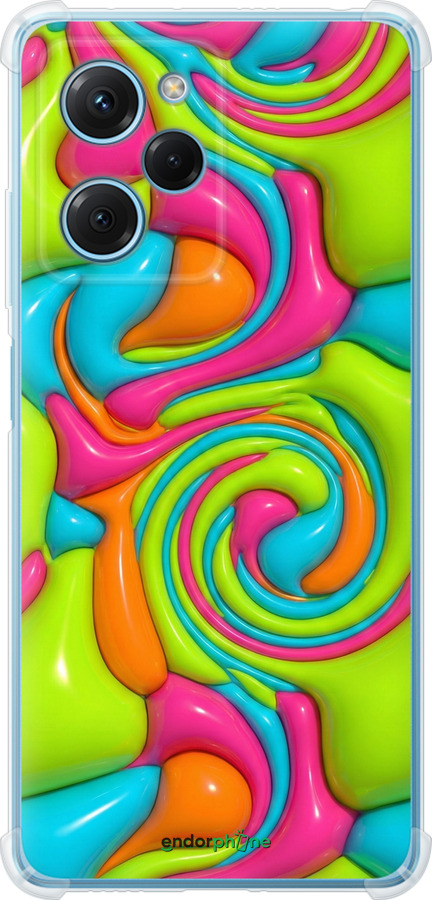 Силіконовий протиударний с посиленими кутами чехол Y2K Jelly Dream для Xiaomi Redmi Note 12 Pro Speed - 6780sp-3334 изображение 