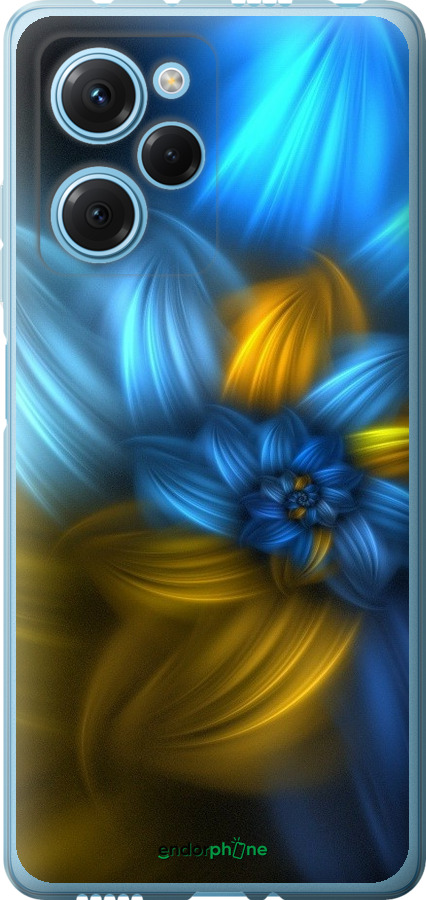 

Силіконовий чохол "Візерунок 46" для Xiaomi Poco X5 Pro 5G, Синій