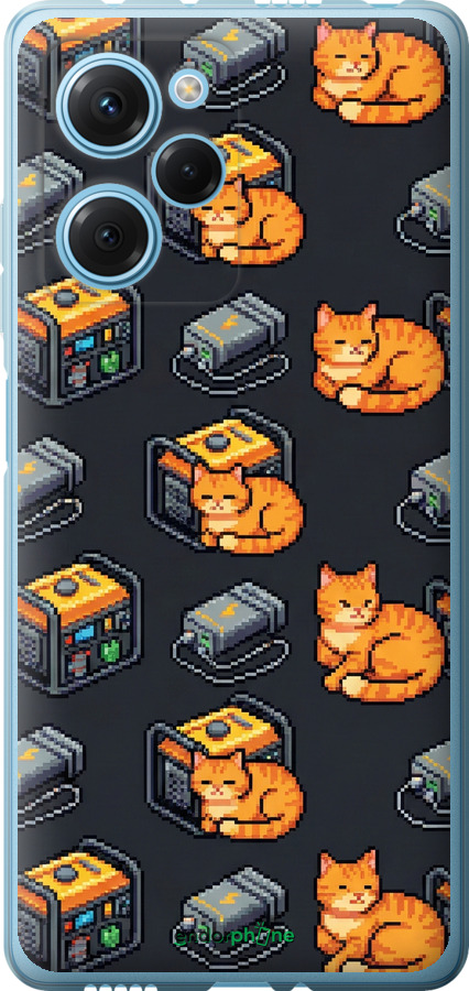 Силиконовый чехол Autonomous Zone для Xiaomi Redmi Note 12 Pro Speed - 6771u-3334 изображение 