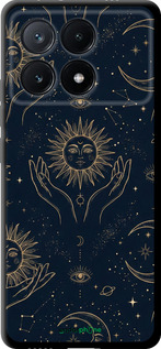 TPU чехол Celestial Harmony: Sun & Moon Gold Mystic Pattern для Xiaomi Poco X6 PRO - 6778b-3497 изображение 