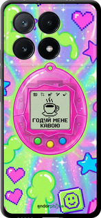 TPU чехол Y2K Aesthetic Retro Pet: Годуй мене кавою для Xiaomi Poco X6 PRO - 6784b-3497 изображение 