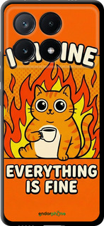 TPU чехол 'Funny Cat' для Xiaomi Poco X6 PRO изображение 5