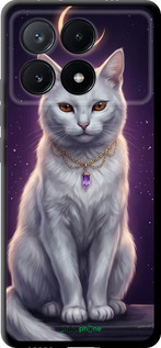 TPU чехол Mystic White Cat Gothic Dark Purple Gold для Xiaomi Poco X6 PRO - 6805b-3497 изображение 