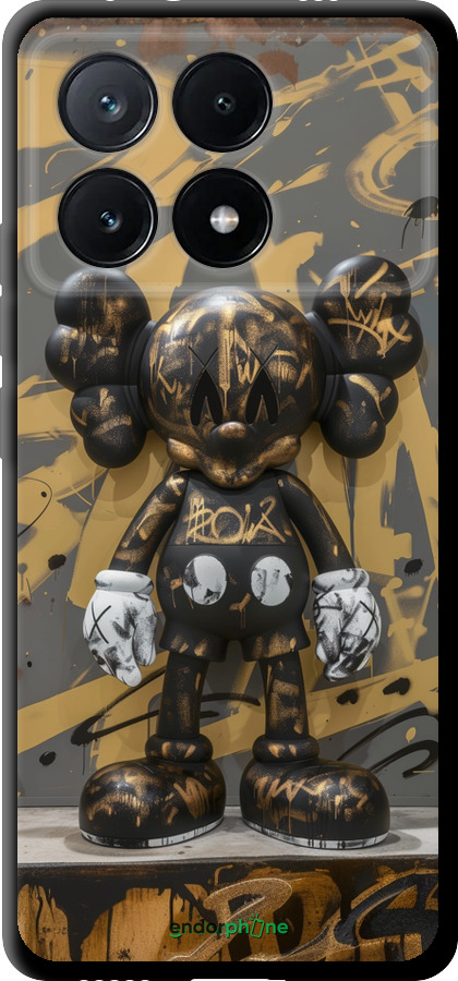 TPU чехол Bronze kaws для Xiaomi Poco X6 PRO - 6097b-3497 изображение 