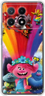 Силіконовий протиударний с посиленими кутами чехол Тролі для Xiaomi Poco X6 PRO - 6343sp-3497 изображение 