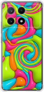 Силіконовий протиударний с посиленими кутами чехол Y2K Jelly Dream для Xiaomi Poco X6 PRO - 6780sp-3497 изображение 