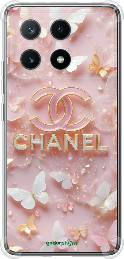 Силикон с усиленными углами чехол Шанель для Xiaomi Poco X6 PRO - 6366sp-3497 изображение 