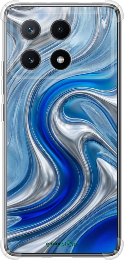 Силикон с усиленными углами чехол Liquid Chrome для Xiaomi Poco X6 PRO - 6781sp-3497 изображение 