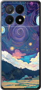 Силіконовий чехол Креативний арт для Xiaomi Poco X6 PRO - 6322u-3497 изображение 