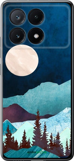 Силіконовий чехол Гірська ідилія нічний краєвид для Xiaomi Poco X6 PRO - 6488u-3497 изображение 