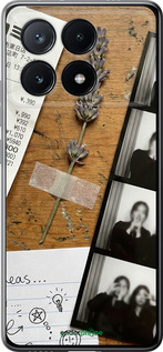 Силиконовый чехол Aesthetic Scrapbook Collage для Xiaomi Poco X6 PRO - 6773u-3497 изображение 