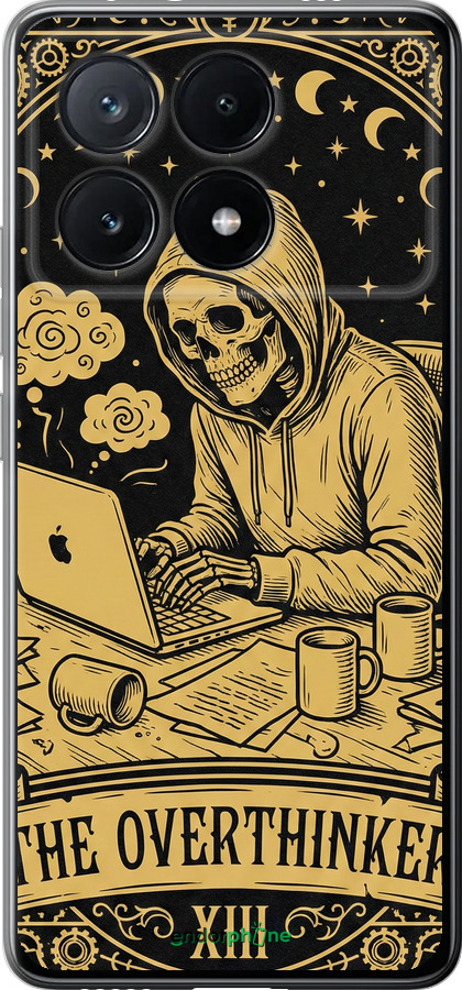 Силіконовий чехол The Overthinker для Xiaomi Poco X6 PRO - 6774u-3497 изображение 