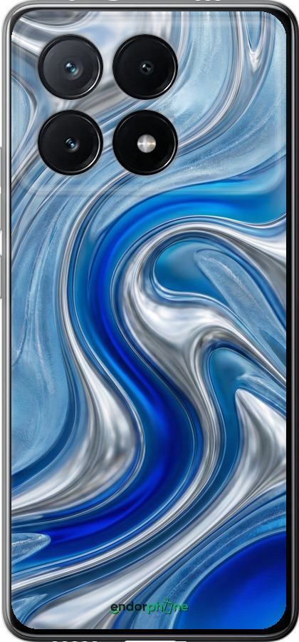 Силиконовый чехол Liquid Chrome для Xiaomi Poco X6 PRO - 6781u-3497 изображение 