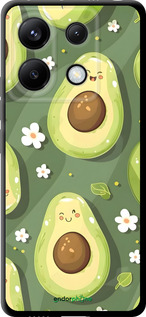 TPU чехол Авокадо для Xiaomi Redmi Note 13 Pro 5G - 6380b-3392 изображение 
