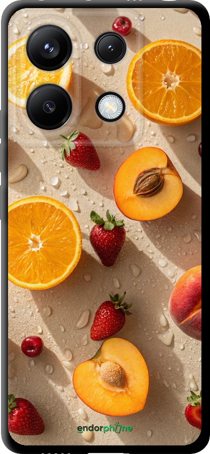 TPU чехол Фрукты 3 для Xiaomi Redmi Note 13 Pro 5G - 6703b-3392 изображение 