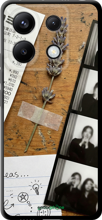 TPU чехол Aesthetic Scrapbook Collage для Xiaomi Redmi Note 13 Pro 5G - 6773b-3392 изображение 