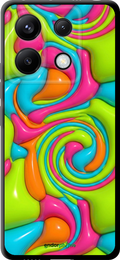 TPU чехол Y2K Jelly Dream для Xiaomi Poco X6 - 6780b-3678 изображение 