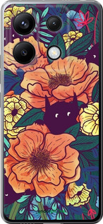 Силіконовий чехол Із зображенням польових квітів для Xiaomi Redmi Note 13 Pro 5G - 6419u-3392 изображение 