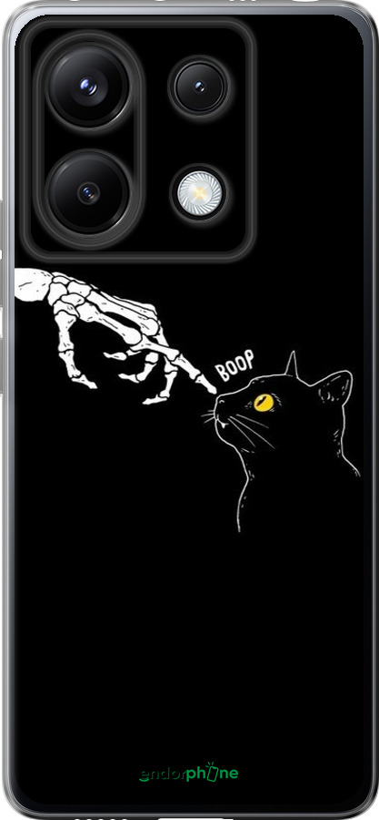 Силіконовий чехол Кішка для Xiaomi Poco X6 - 6505u-3678 изображение 