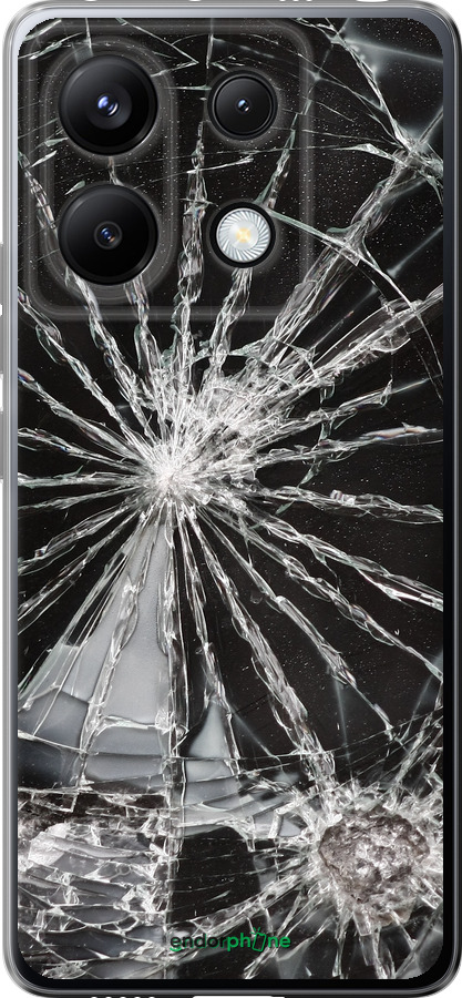 Силіконовий чехол Glass для Xiaomi Redmi Note 13 Pro 5G - 6608u-3392 изображение 