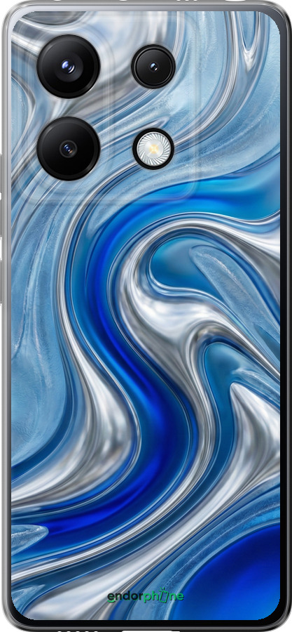Силиконовый чехол Liquid Chrome для Xiaomi Redmi Note 13 Pro 5G - 6781u-3392 изображение 