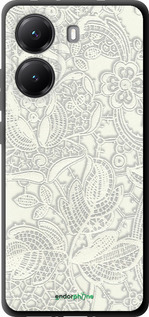 TPU чехол Белое кружево для Xiaomi Turbo 4 - 4383b-4013 изображение 