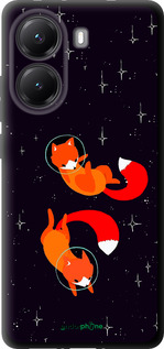TPU чехол Лисички в космосе для Xiaomi Turbo 4 - 4519b-4013 изображение 