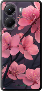TPU чехол Пурпурова сакура для Xiaomi Turbo 4 - 6075b-4013 изображение 