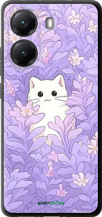TPU чехол Котик в цветах для Xiaomi Turbo 4 - 6390b-4013 изображение 