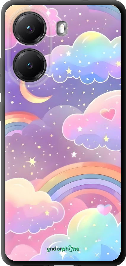 TPU чехол Облака и радуга для Xiaomi Turbo 4 - 6312b-4013 изображение 