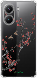 Силикон с усиленными углами чехол Сакура v2 для Xiaomi Turbo 4 - 5538sp-4013 изображение 