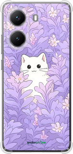 Силикон с усиленными углами чехол Котик в цветах для Xiaomi Turbo 4 - 6390sp-4013 изображение 