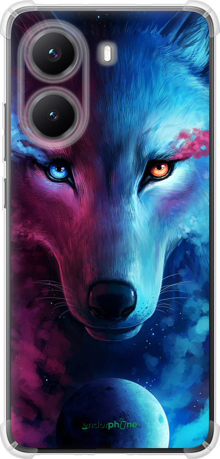 Силикон с усиленными углами чехол Арт-волк для Xiaomi Turbo 4 - 3999sp-4013 изображение 