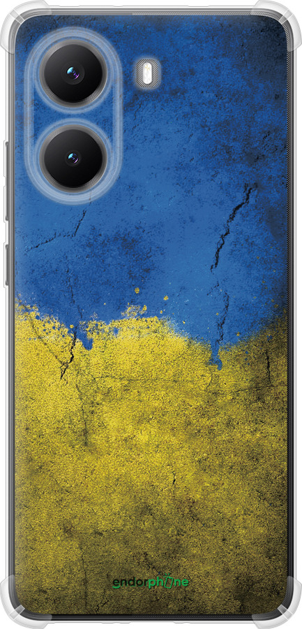 Силикон с усиленными углами чехол Флаг Украины 2 для Xiaomi Turbo 4 - 401sp-4013 изображение 