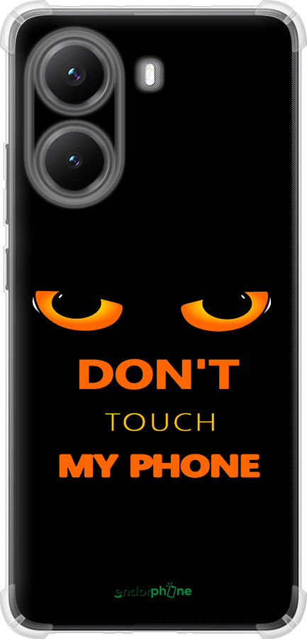 Силикон с усиленными углами чехол Don't touch the phone для Xiaomi Turbo 4 - 4261sp-4013 изображение 