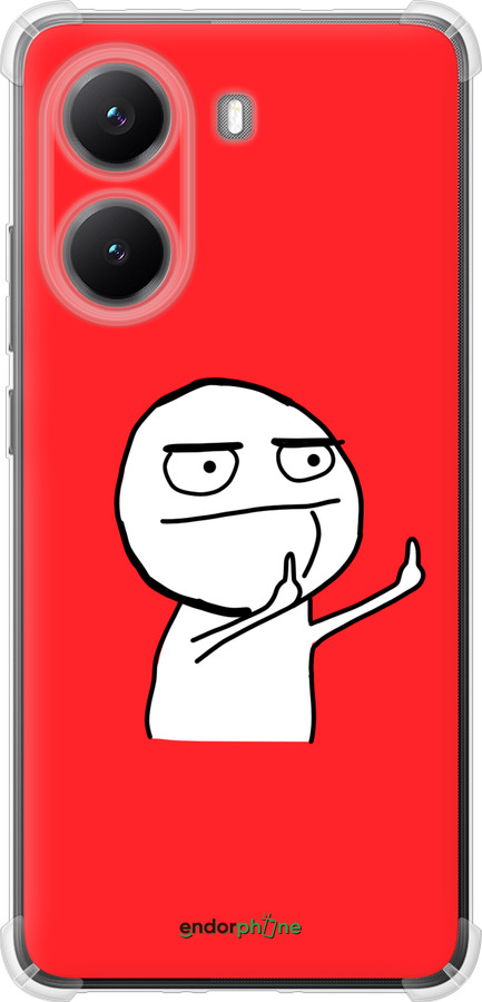 Силикон с усиленными углами чехол Мем для Xiaomi Turbo 4 - 4578sp-4013 изображение 