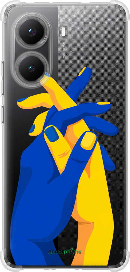 Силіконовий протиударний с посиленими кутами чехол Stand With Ukraine для Xiaomi Turbo 4 - 5255sp-4013 изображение 