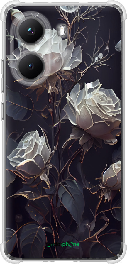 Силикон с усиленными углами чехол Розы 2 для Xiaomi Turbo 4 - 5550sp-4013 изображение 